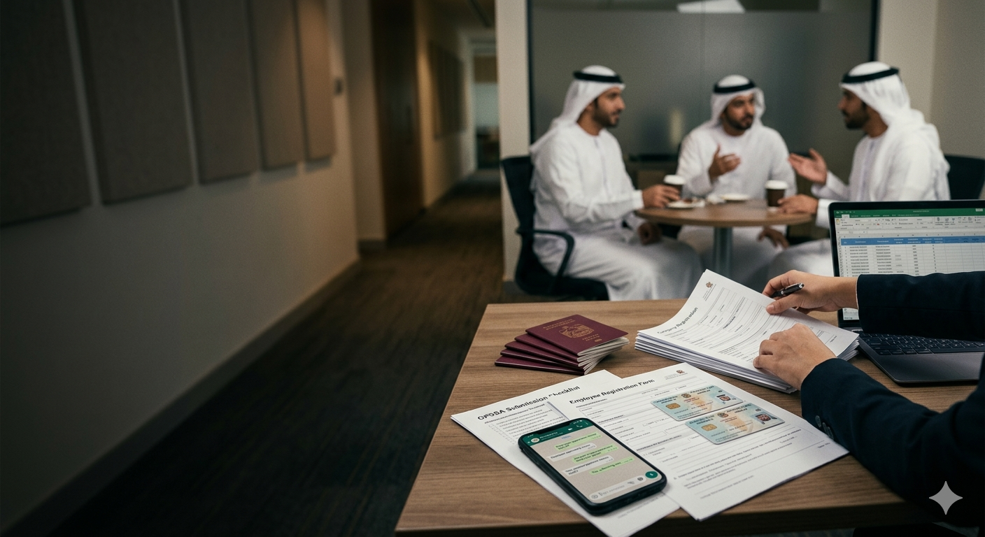 UID Business Services - GPSSA pension registration solutions for companies in Dubai. Contact us at 600 5000 88 for expert assistance