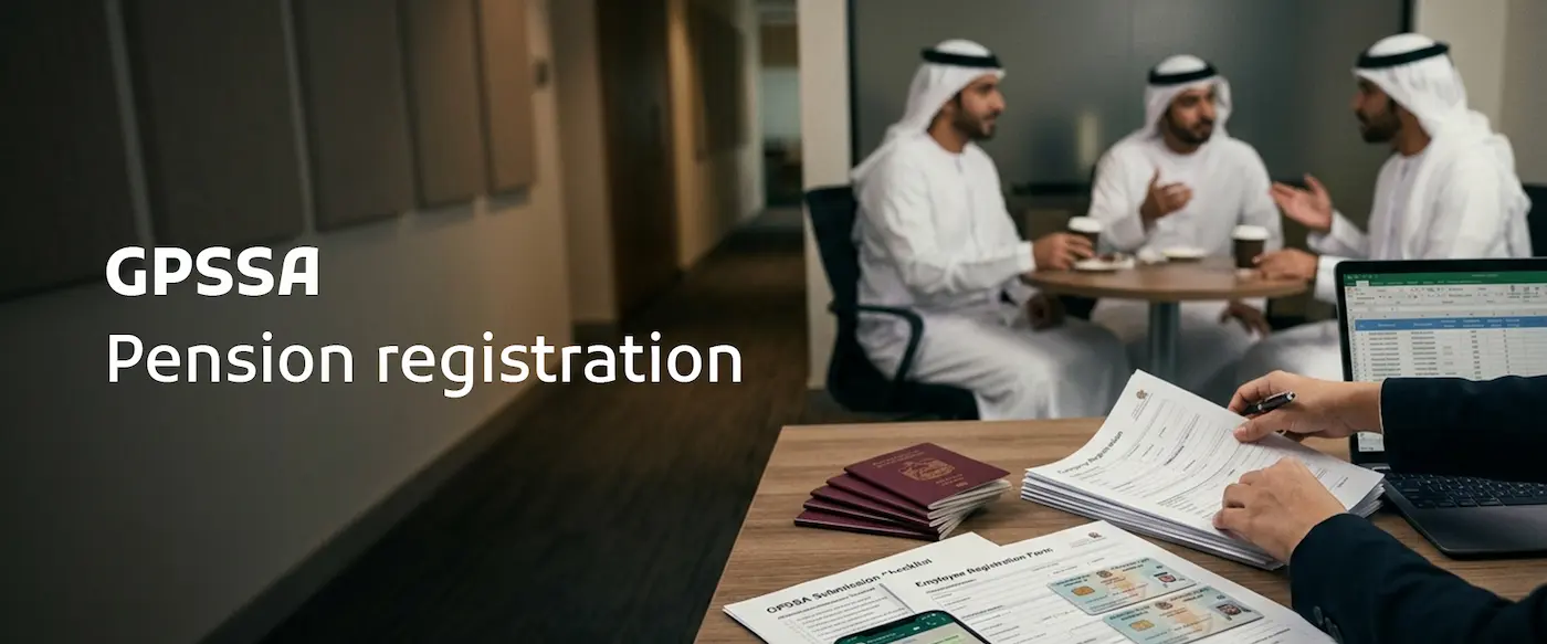 Tas-heel Center Dubai UID Business Services - GPSSA pension registration solutions for companies in Dubai. Contact us at 600 5000 88 for expert assistance www.tas-heelcenter.ae