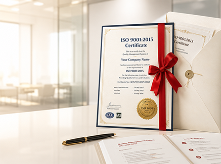 ISO 9001:2015 certification support in Dubai and across the UAE. Learn IAF vs non-IAF, requirements, documents and audit steps. Contact us today.